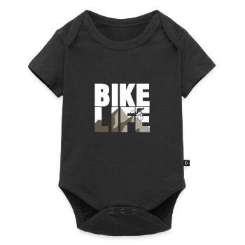 Bicycle life gift Christmas kids - Baby Premium short-sleeve bodysuit - black - Front