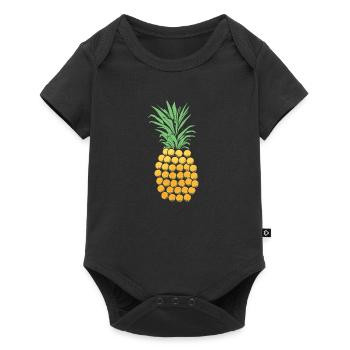 Golf Ananas Cadeau - Body à manches courtes Premium Bébé - noir - Devant