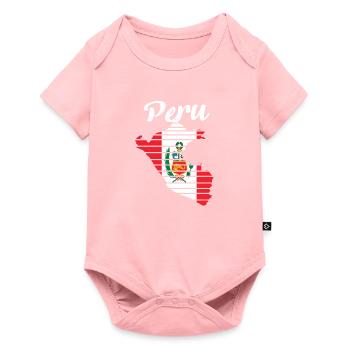 Pérou - Body à manches courtes Premium Bébé - rose - Devant