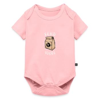 envoyer des aliments cadeau - Body à manches courtes Premium Bébé - rose - Devant