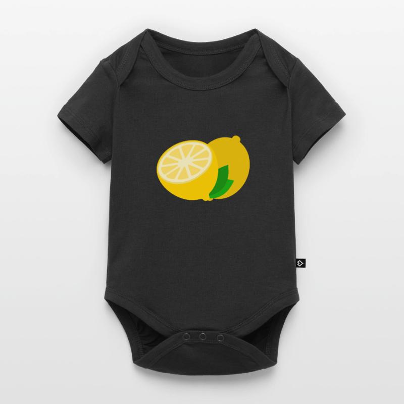 Zitrone Geschenk Gelb Limette Sauer Baby Premium Kurzarmbody