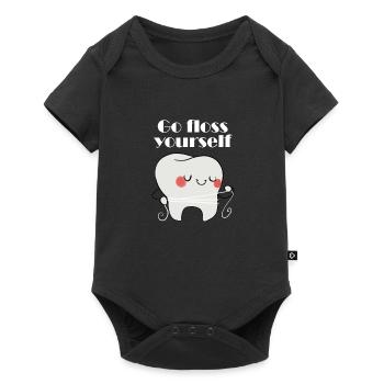 Zahnarzt - Zahnarzt T-Shirt - Zahnarzt - Baby Premium Kurzarmbody - Schwarz - Vorne