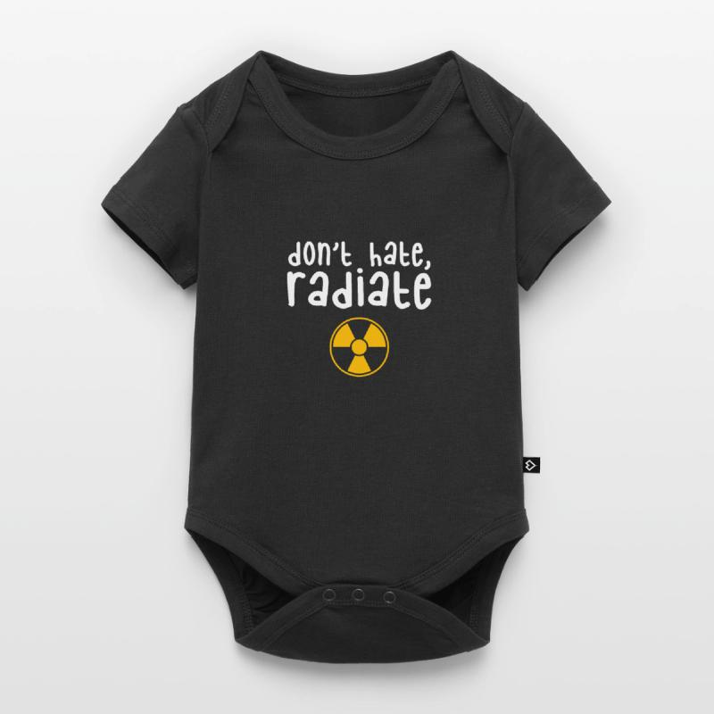 Don't Hate Radiate - Radiology Tech Gift Baby Premium short-sleeve bodysuit