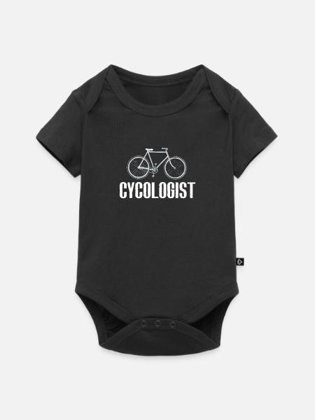 cycologist - Baby Premium kortärmad bodysuit - svart