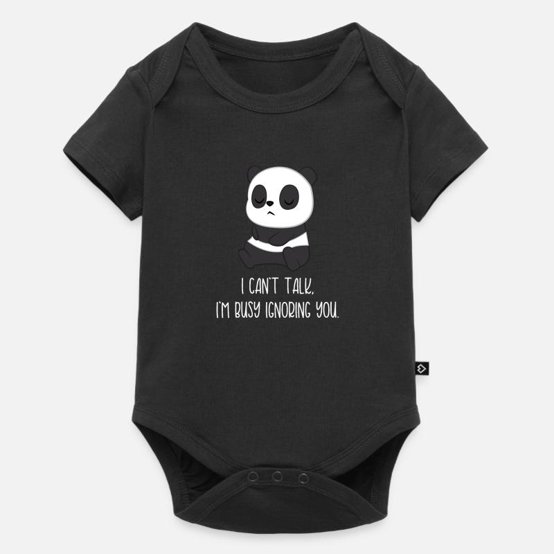 Panda Panda - Pandafan - Ignorance - Baby Premium short-sleeve bodysuit - black