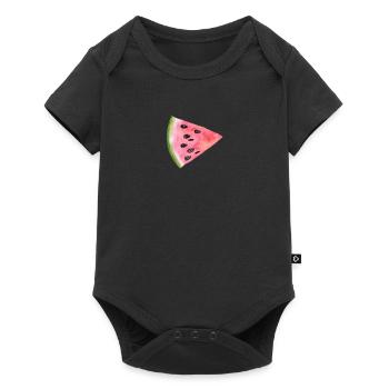 melon - Body à manches courtes Premium Bébé - noir - Devant