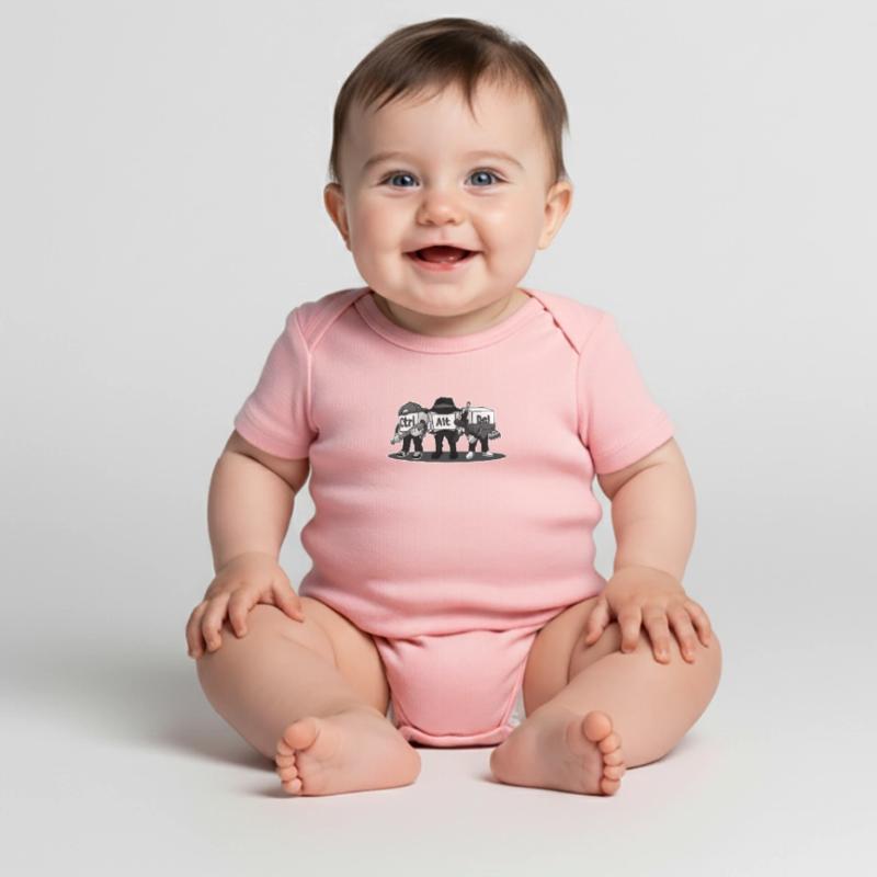 Ctrl Alt Del Computer Admin Nerd Geek Computer Scientist Baby Premium short-sleeve bodysuit