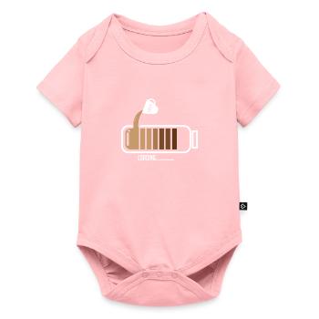 Chargement de café - Body à manches courtes Premium Bébé - rose - Devant