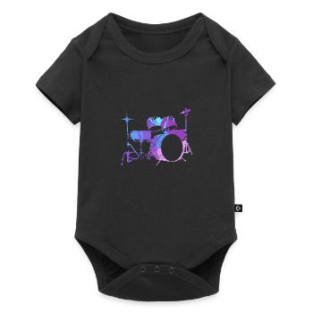 Batterie Percussion Percussion - Body à manches courtes Premium Bébé - noir - Devant