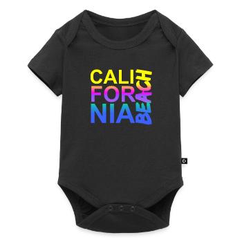 California Beach - Body à manches courtes Premium Bébé - noir - Devant