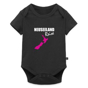 Neuseeland - Baby Premium Kurzarmbody - Schwarz - Vorne