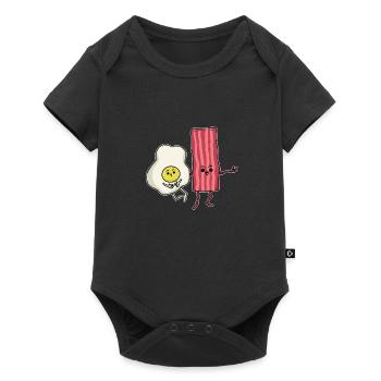 Idée de petit déjeuner - Body à manches courtes Premium Bébé - noir - Devant