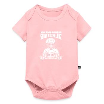 His Excellency the cook enters the building - Baby Premium short-sleeve bodysuit - rose - Front
