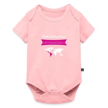 Latinamerica Amérique Latine Idée cadeau - Body à manches courtes Premium Bébé - rose - Devant