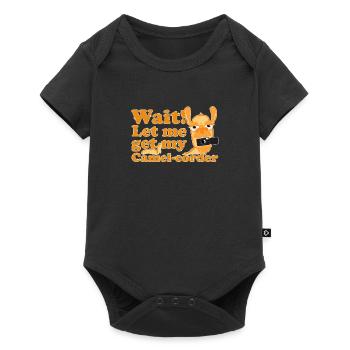 Camel Camera Movies WordPlay Funny Gift - Baby Premium short-sleeve bodysuit - black - Front