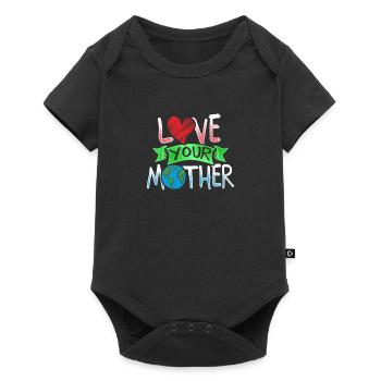 Earth Day Love Your Mother Earth - Baby Premium short-sleeve bodysuit - black - Front