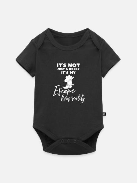 Linedance - Linedancer - Country - Hobby - Dire - Body à manches courtes Premium Bébé - noir
