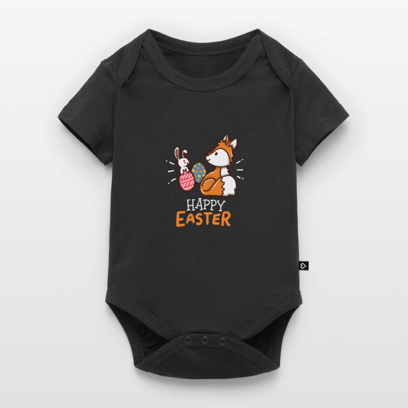 Fox - Vixen - Easter - Happy Easter - Gift Baby Premium short-sleeve bodysuit