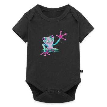 frog - Baby Premium short-sleeve bodysuit - black - Front