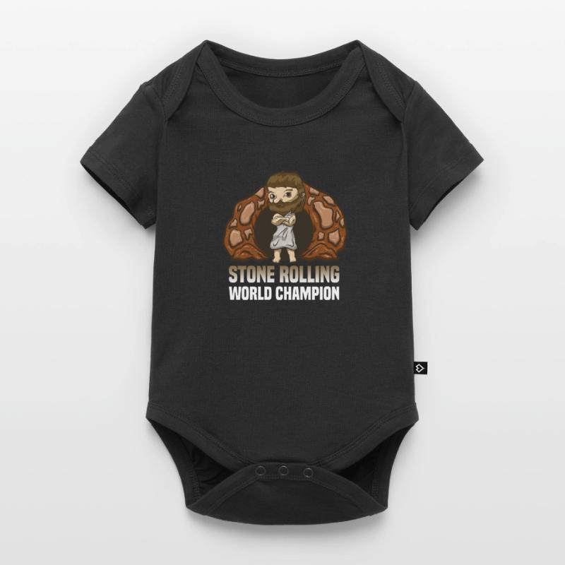 Easter Jesus Resurrection Stone Rolling Let’s Roll Body à manches courtes Premium Bébé