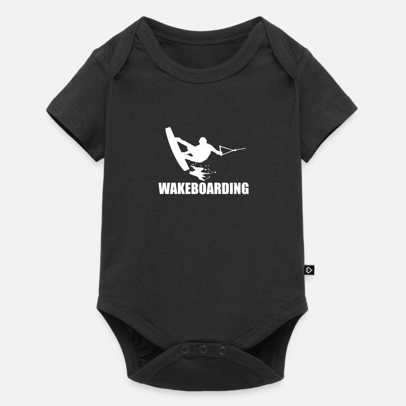 Wasserschi wakeboard - Baby Premium short-sleeve bodysuit - black