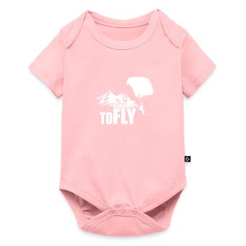 Paraglider - Baby Premium short-sleeve bodysuit - rose - Front