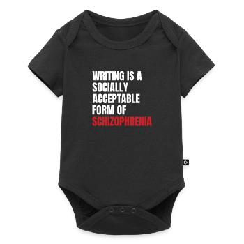 Sensibilisation à la schizophrénie TShirt Design Writing - Body à manches courtes Premium Bébé - noir - Devant