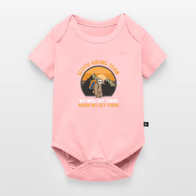 Sloth Hiking Team We Will Get There When We Get Body à manches courtes Premium Bébé