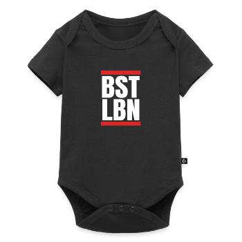 Beste Leben Lustig Cool Spruch Geschenk Hip Hop - Baby Premium Kurzarmbody - Schwarz - Vorne