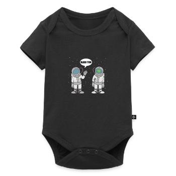 L'astronaute vous bénisse l'espace Spaceman - Body à manches courtes Premium Bébé - noir - Devant