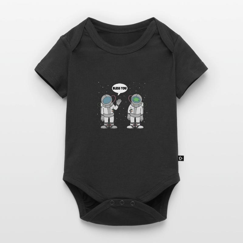 Astronaut Bless You Space Space Spaceman Baby Premium short-sleeve bodysuit