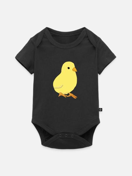 Kücken - Baby Premium Kurzarmbody - Schwarz