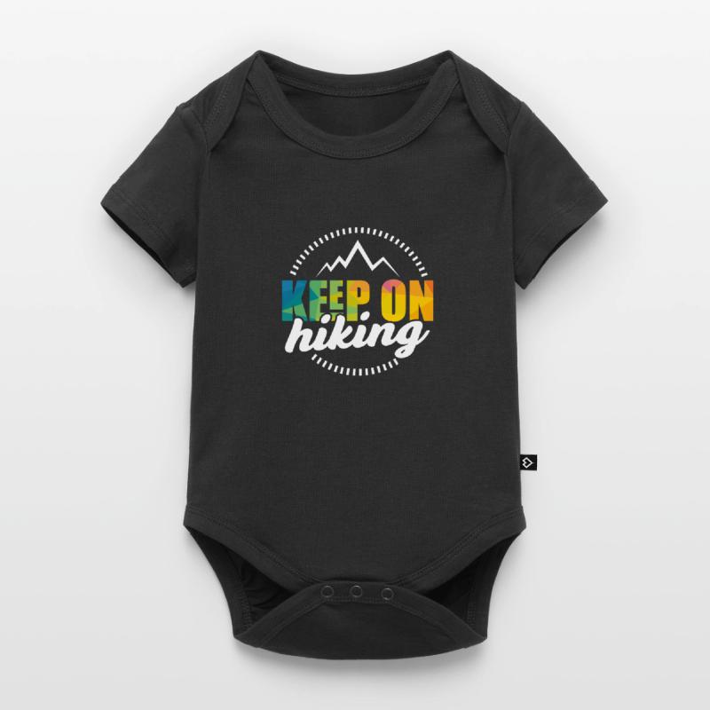 Supportive Keep On Motivational Hiking Baby Premium Kurzarmbody