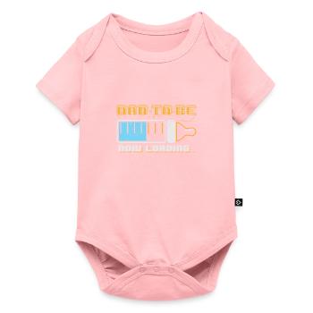 Werdender Vater - Baby Premium Kurzarmbody - Rosa - Vorne
