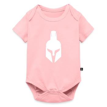 Casque Sparta Spartan Spartacus - Body à manches courtes Premium Bébé - rose - Devant