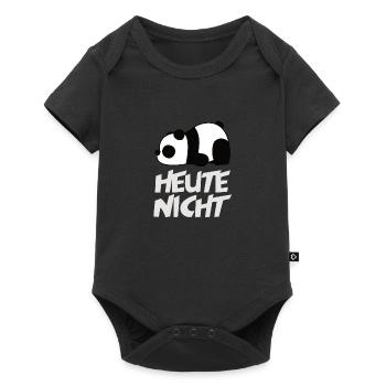Not Panda today - Baby Premium short-sleeve bodysuit - black - Front