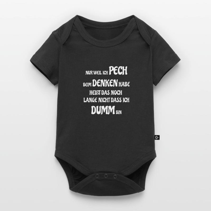 Ich habe Pech beim Denken Baby Premium Kurzarmbody