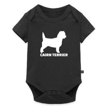 Cairn Terrier - Body à manches courtes Premium Bébé - noir - Devant