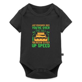 Just remember, once you're over the hill, you begi - Baby Premium short-sleeve bodysuit - black - Front