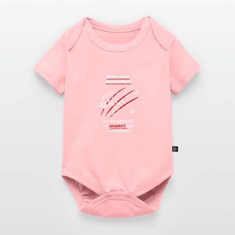 Bitte nicht ansprechen bin genervt Baby Premium Kurzarmbody