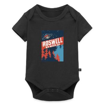 Roswell New Mexico USA Théories du complot Fun Gif - Body à manches courtes Premium Bébé - noir - Devant
