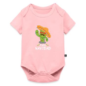 Feliz Navidad Cactus Christmas Christmas Tree Ka - Baby Premium short-sleeve bodysuit - rose - Front