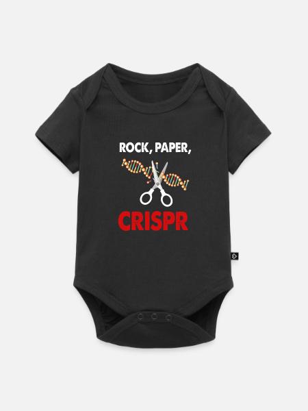 Rock Paper Crispr DNA Life Biology Major Fun Gift - Body à manches courtes Premium Bébé - noir