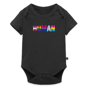 LGBtT Gender Equality Gay Pride Human Rights Fun G - Baby Premium short-sleeve bodysuit - black - Front
