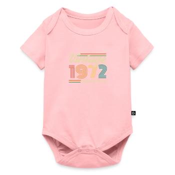 Cadeau d'anniversaire pour les personnes nées en 1972 - Vintage - Body à manches courtes Premium Bébé - rose - Devant
