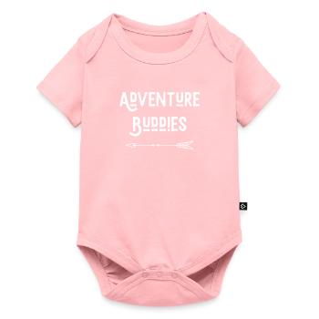 Adventure Buddies (Left) - Baby Premium short-sleeve bodysuit - rose - Front