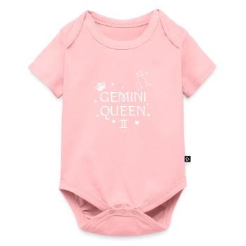 Reine des Gémeaux - Body à manches courtes Premium Bébé - rose - Devant