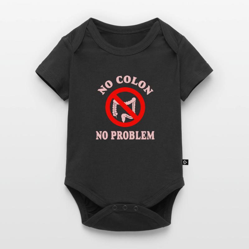 Pas de Colon Pas de problème Body à manches courtes Premium Bébé