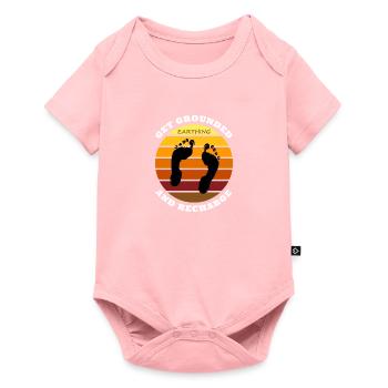 Get Grounded and Recharge - Baby Premium short-sleeve bodysuit - rose - Front