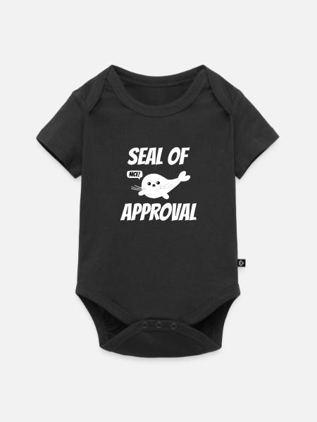 SEAL of Approval - Baby Premium short-sleeve bodysuit - black